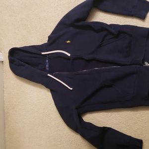 Mens small polo zip hoodie